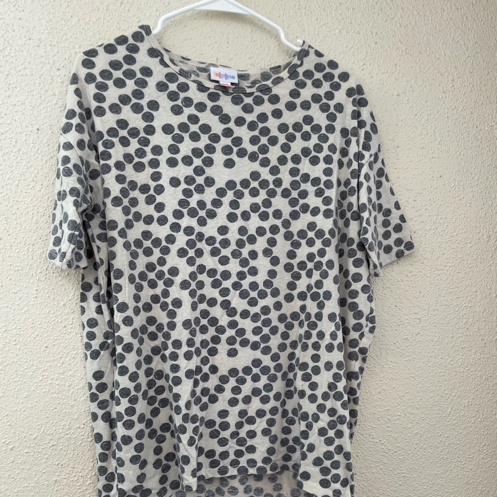LuLaRoe Polka-Dot tunic shirt